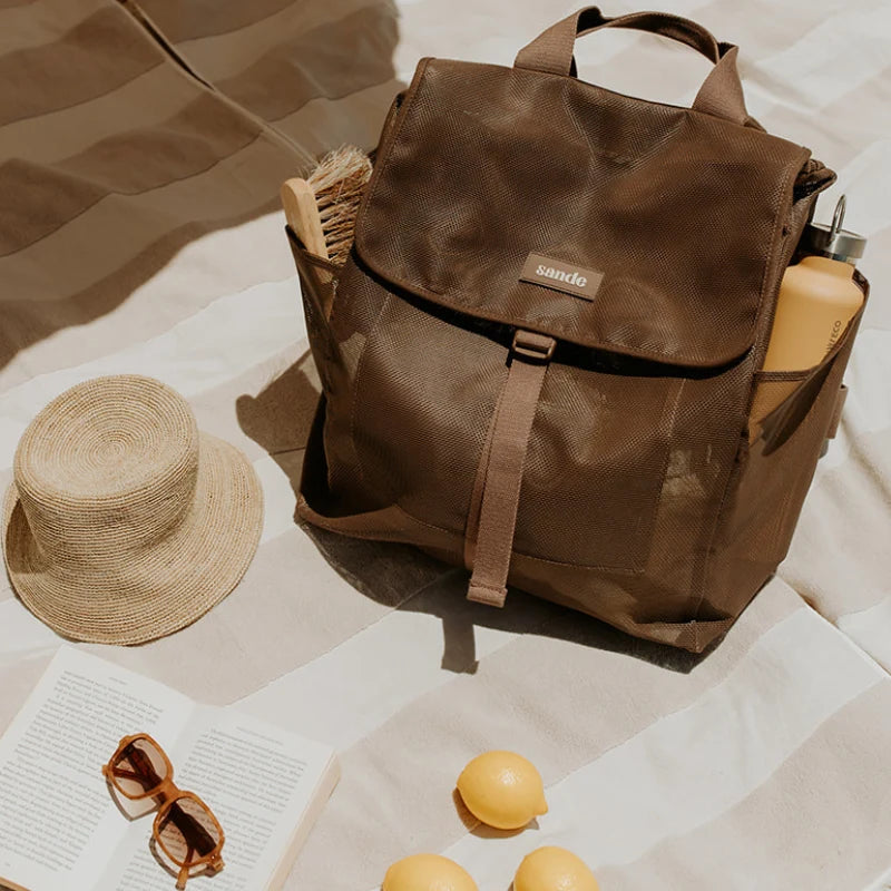 Sande™ Beach Hauler Mesh Backpack Espresso