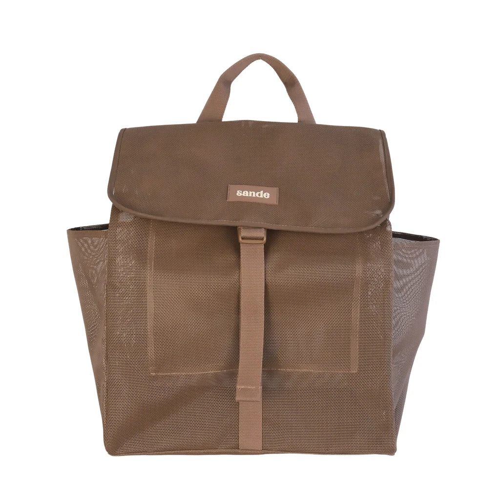 Sande™ Beach Hauler Mesh Backpack Brown