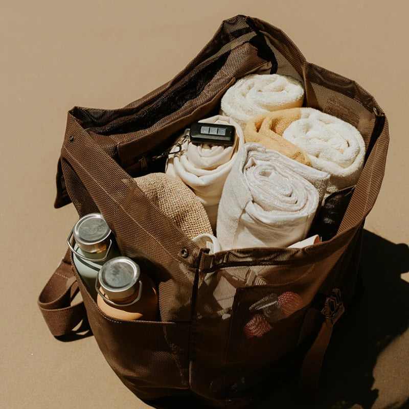 Sande™ Beach Hauler Mesh Backpack Espresso