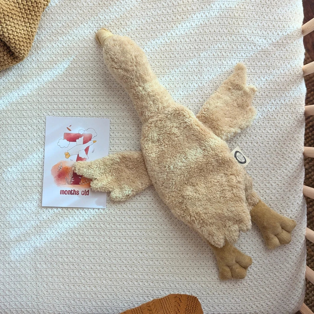 Senger Cuddly Animal - Goose small linen