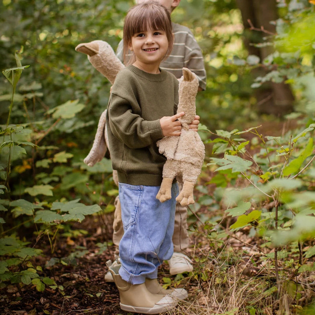 Senger Cuddly Animal - Goose small linen
