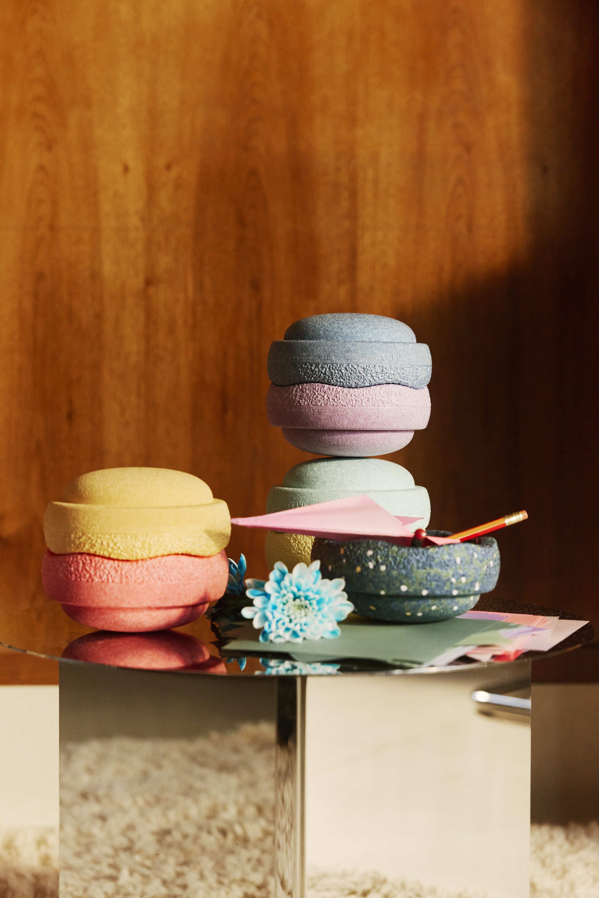 Stapelstein® EASTER PROMO Rainbow Pastel Mini 6 + Mini Pond 