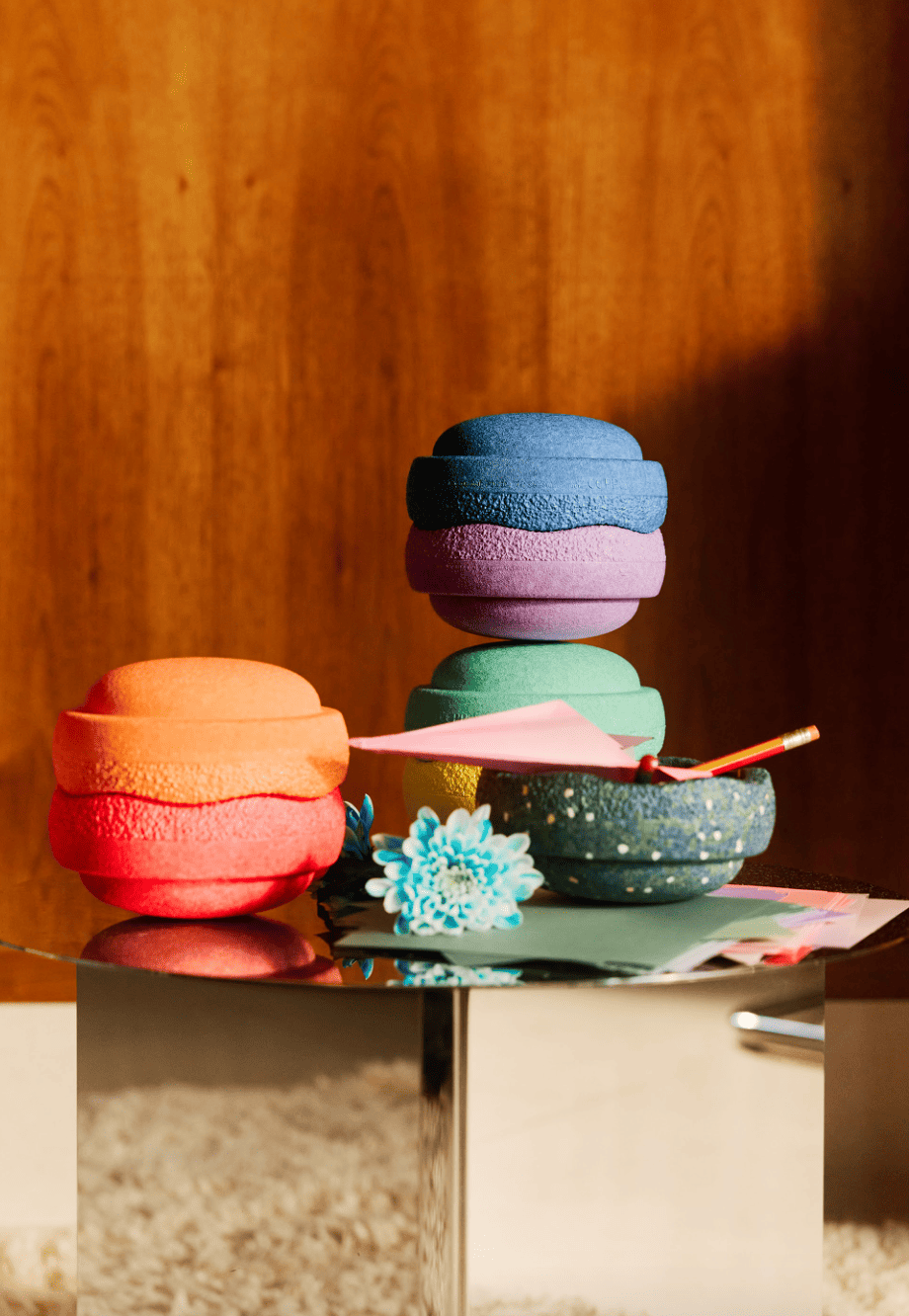 Stapelstein® EASTER PROMO Rainbow Classic Mini 6 + Mini Pond