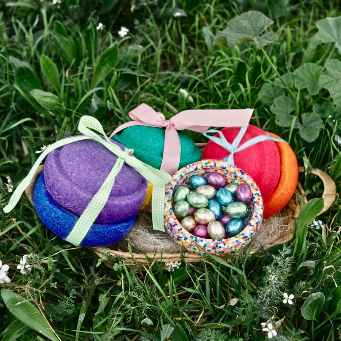 Stapelstein Original Rainbow Classic Set of 6 Minis + FREE Super Confetti Mini Stone 