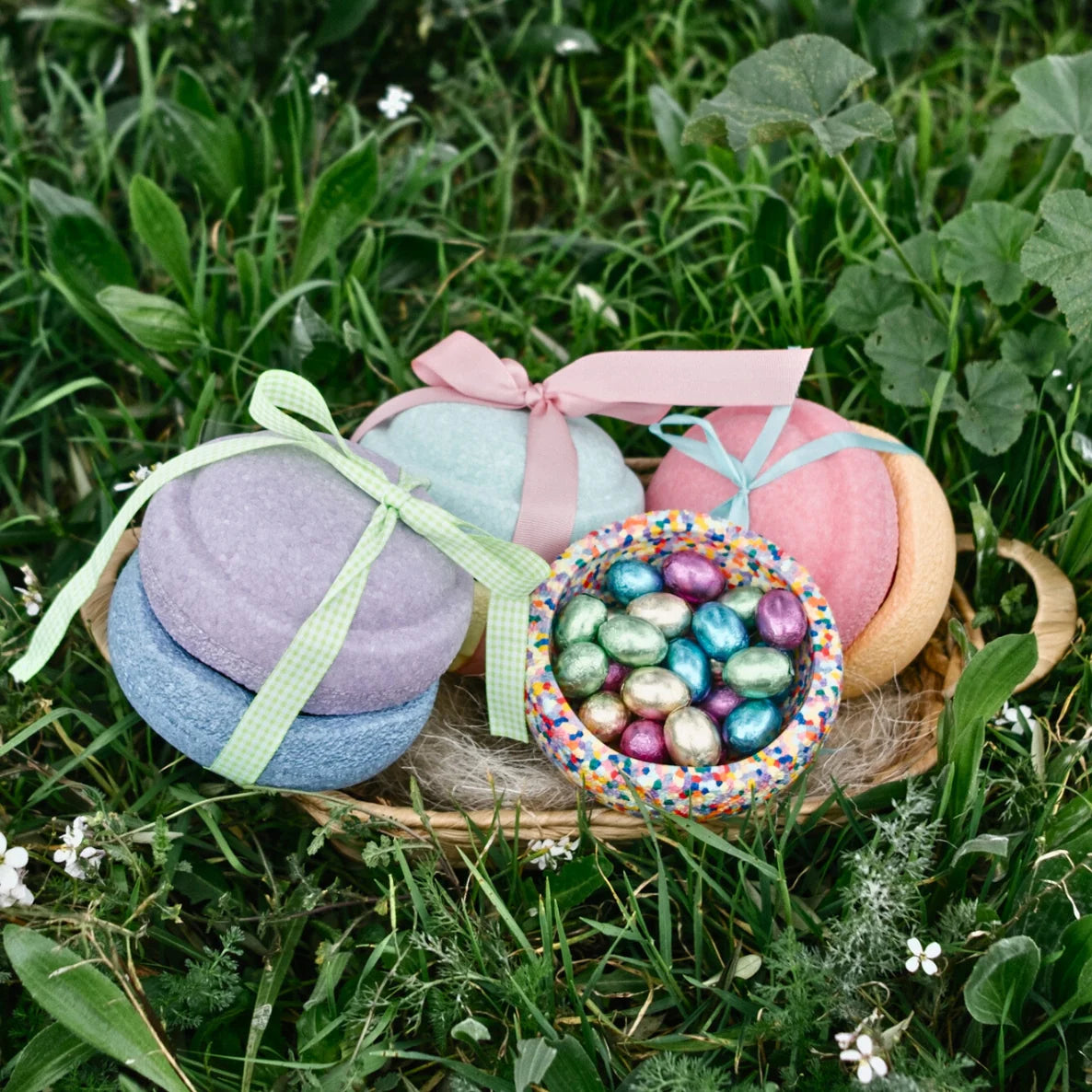 Stapelstein Original Rainbow Pastel Set of 6 Minis + FREE Super Confetti Mini Stone EASTER PROMOTION