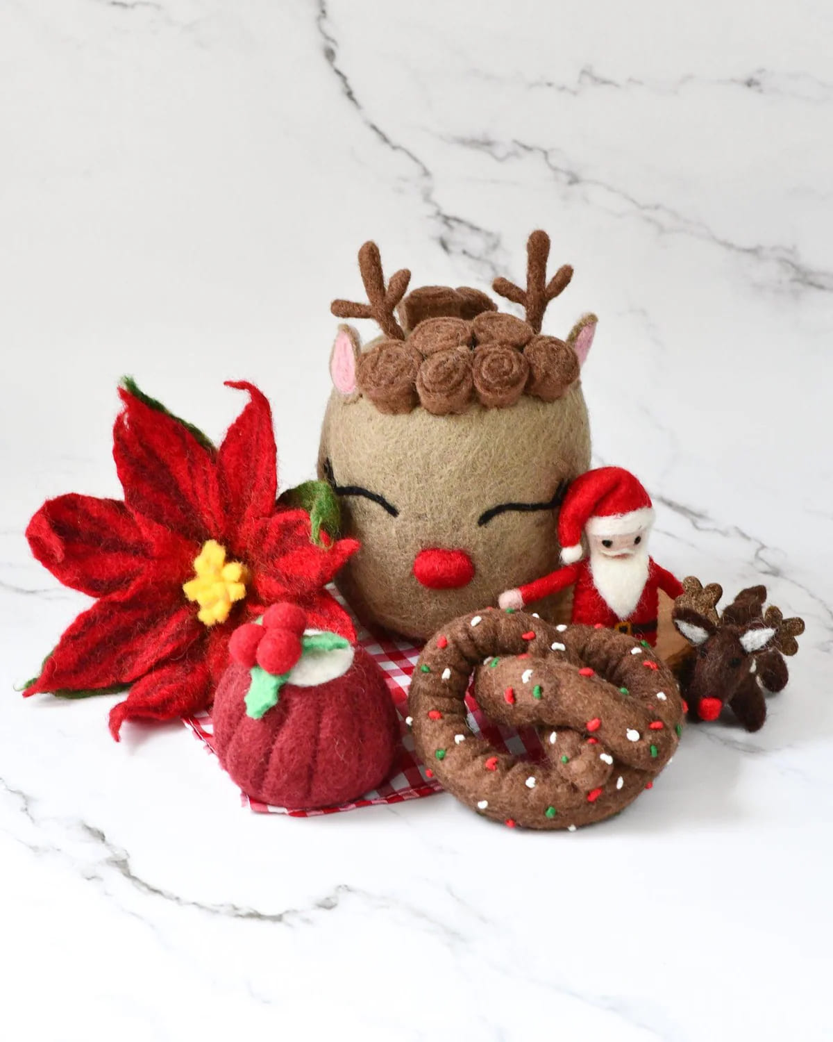 Christmas Felt Play Food Grazing Box