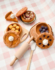 Tara Treasures Felt Apple Pie Play Food Set