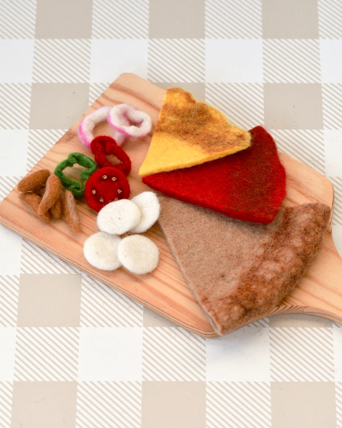 Tara Treasures Felt BBQ Chicken Pizza Slice