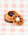 Tara Treasures Felt Blueberry Pie Play Food Set