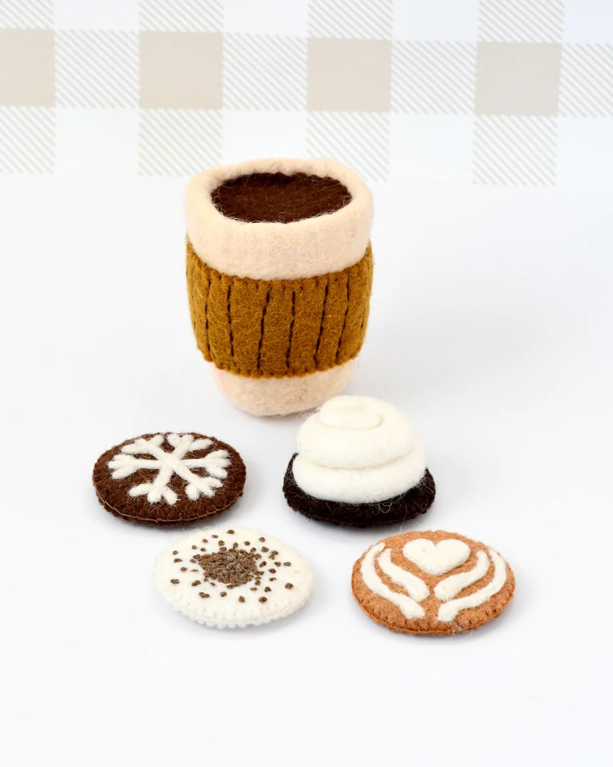 Tara Treasures Felt Coffee Cup 