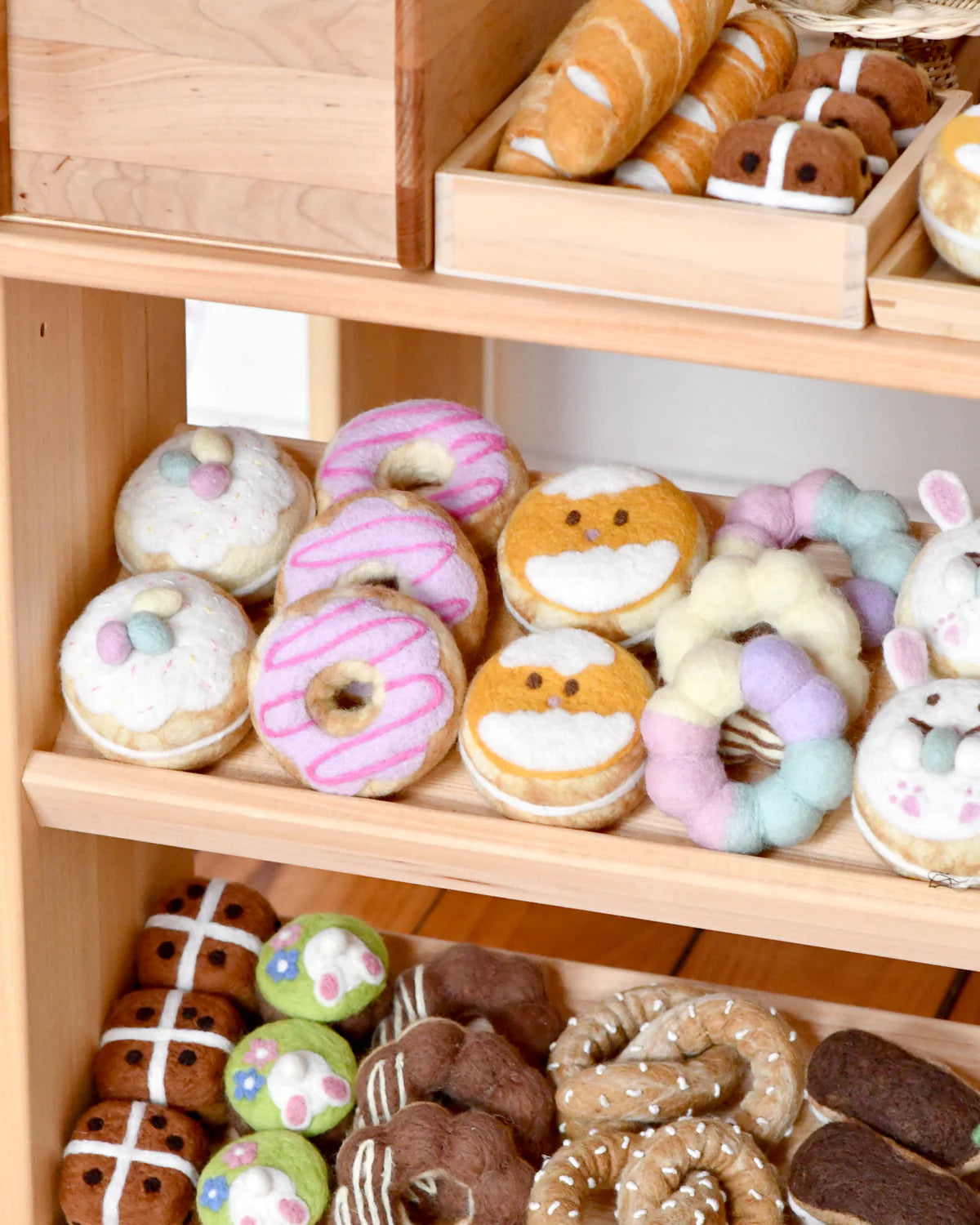 Tara Treasures Felt Easter Donuts 