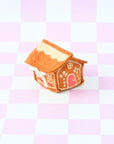 Tara Treasures Felt Gingerbread House Pink Door