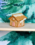 Tara Treasures Felt Gingerbread House Pink Door