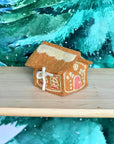 Tara Treasures Felt Gingerbread House Pink Door