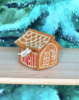 Tara Treasures Felt Gingerbread House Red Door