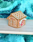 Tara Treasures Felt Gingerbread House Red Door