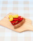Tara Treasures Felt Hawaiian Pizza Slice