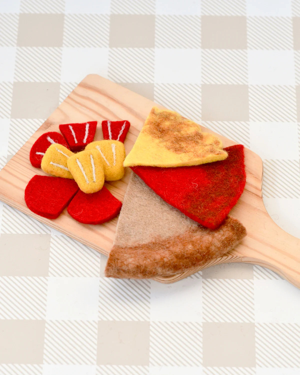 Tara Treasures Felt Hawaiian Pizza Slice