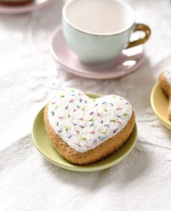 Tara Treasures Felt Heart Icing Cookie with Sprinkles