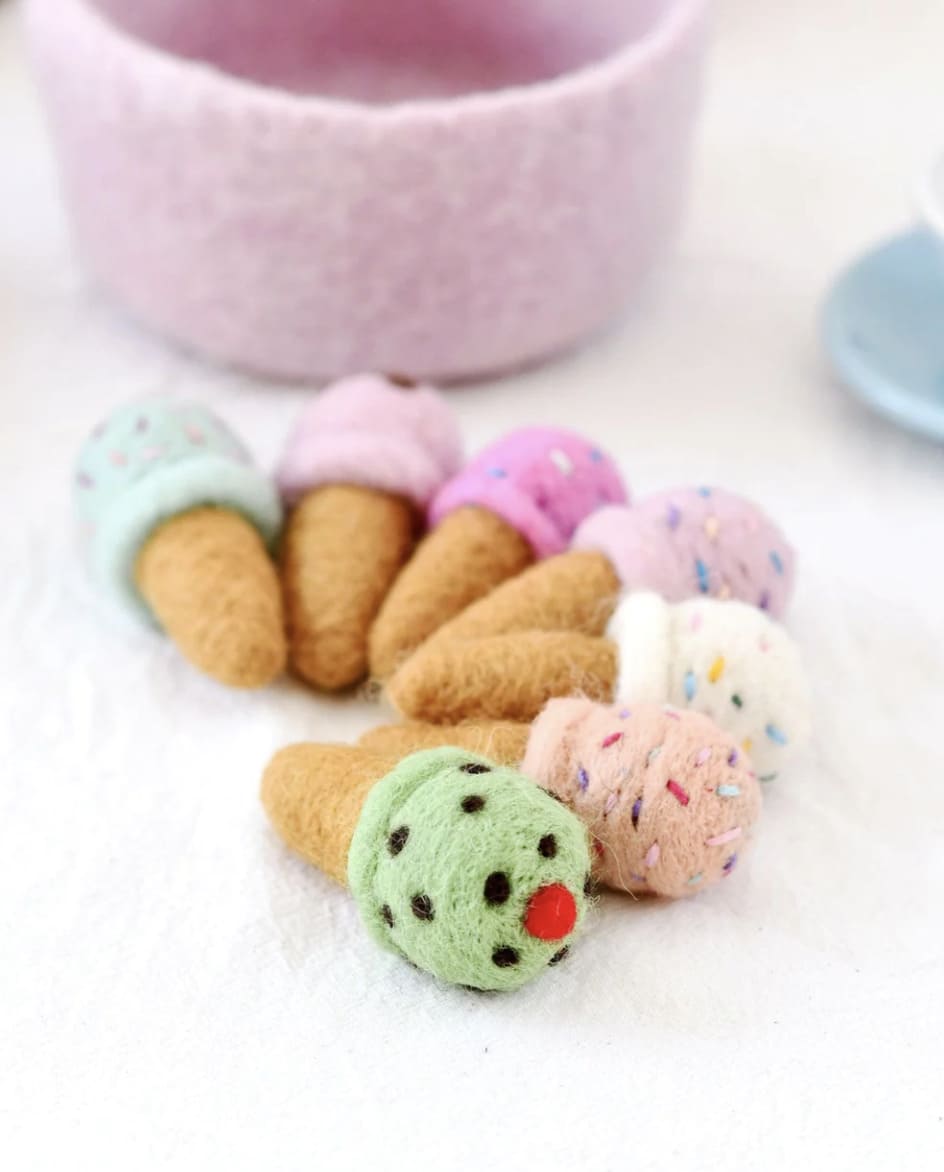 Tara Treasures Felt Ice Creams