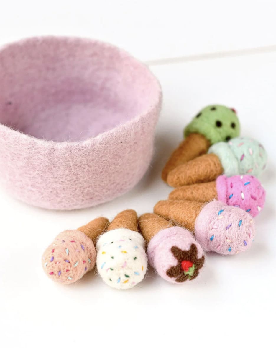 Tara Treasures Felt Ice Creams