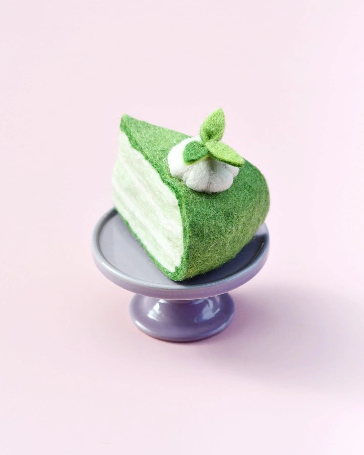 Tara Treasures Felt Key Lime Cake Slice