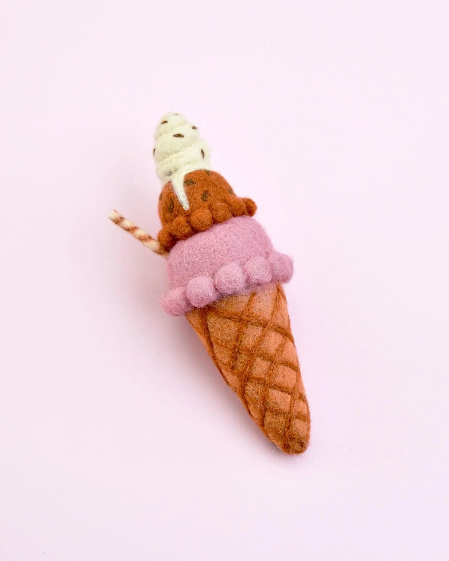 Tara Treasures Felt Neapolitan (Harlequin) Ice Cream