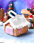 Tara Treasures Felt Pink Gingerbread House Bag