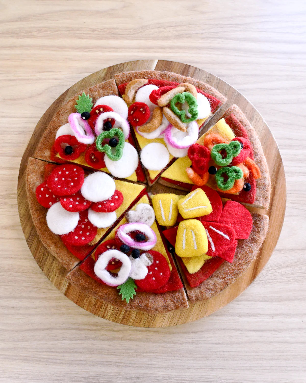 Tara Treasures Felt Mushroom Pizza Slice