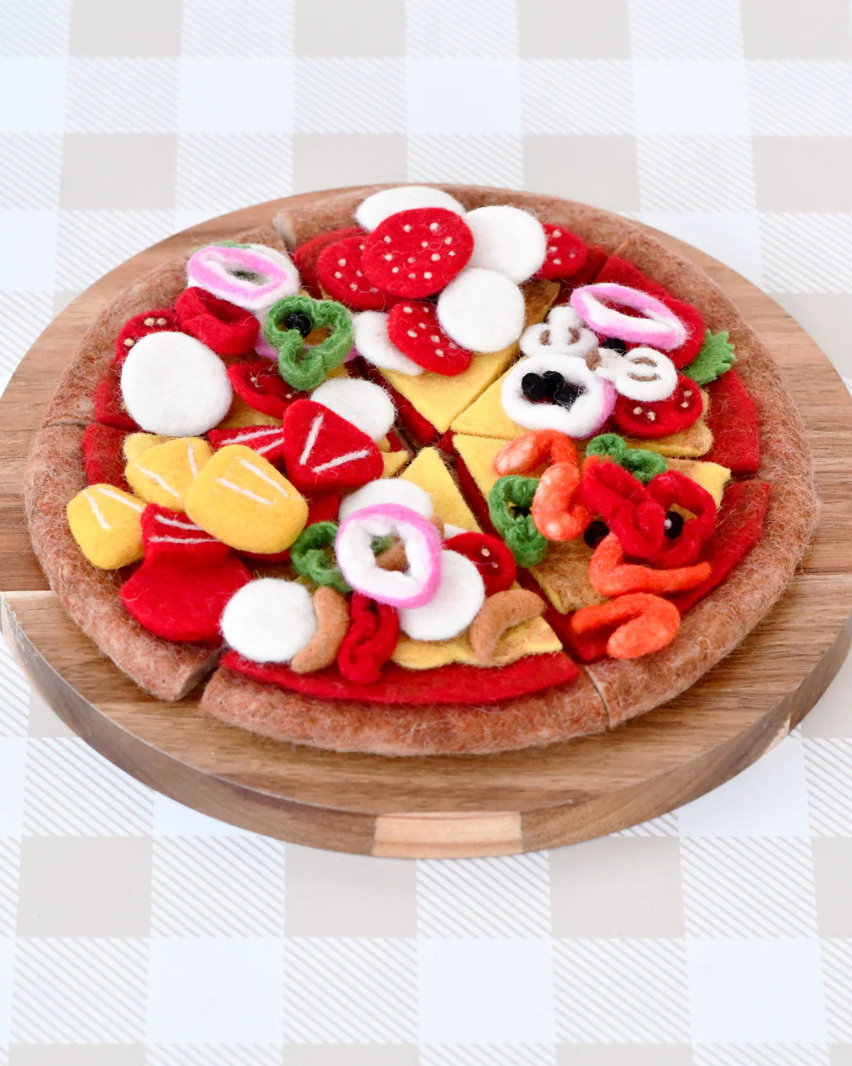 Tara Treasures Felt Pepperoni Pizza Slice