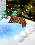 Tara Treasures Felt Snow Ice Rink Play Mat Playscape