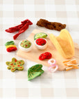 Tara Treasures Felt Taco Play Food Set