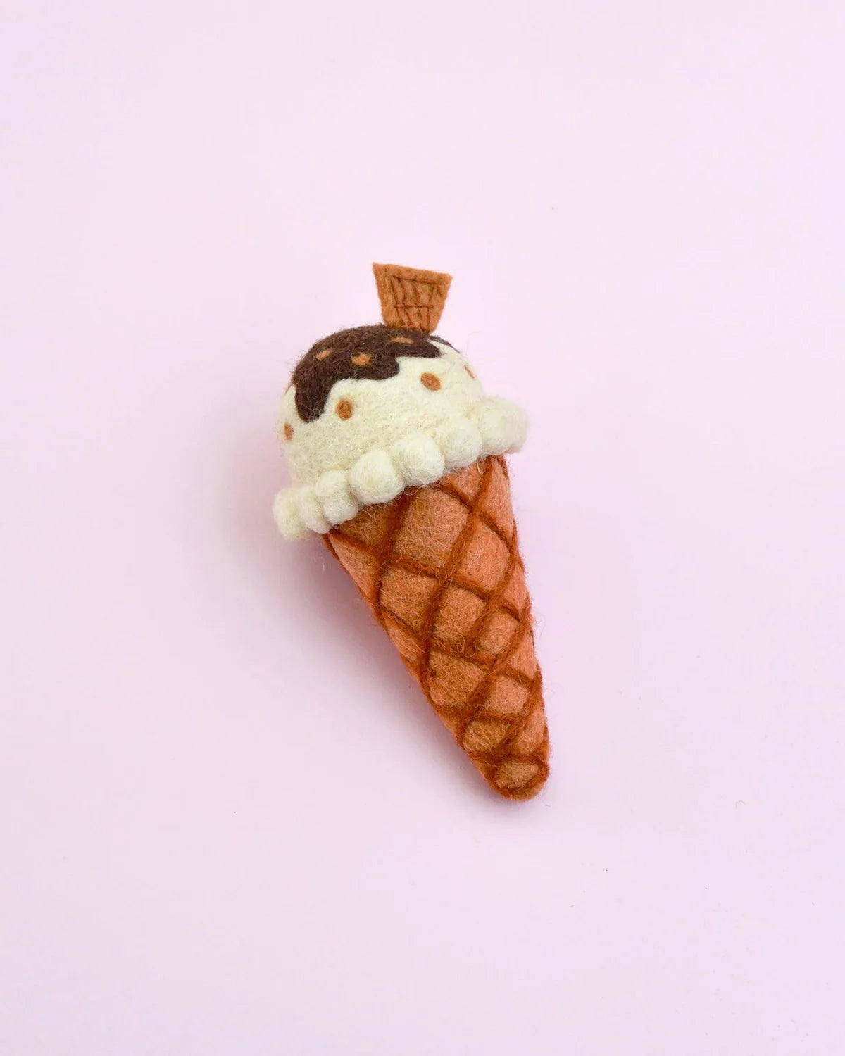Tara Treasures Felt Vanilla Chocolate Fudge Ice Cream