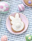 Tara Treasures Felt White Easter Bunny Cookie