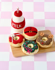 Tara Treasure Magical Christmas Play Food Set - Santa's Milk and 4 Christmas Donuts