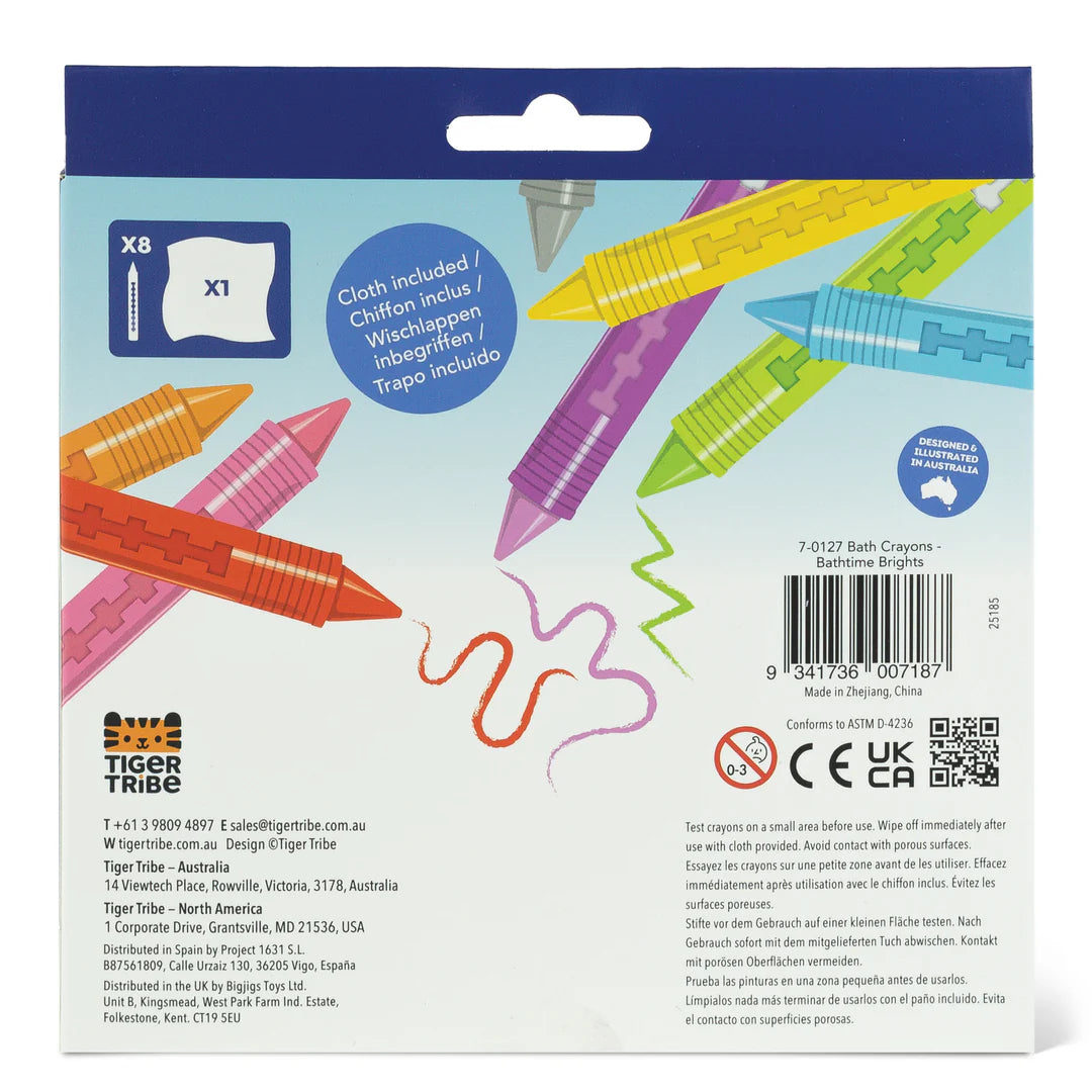 Tiger Tribe Bath Crayons
