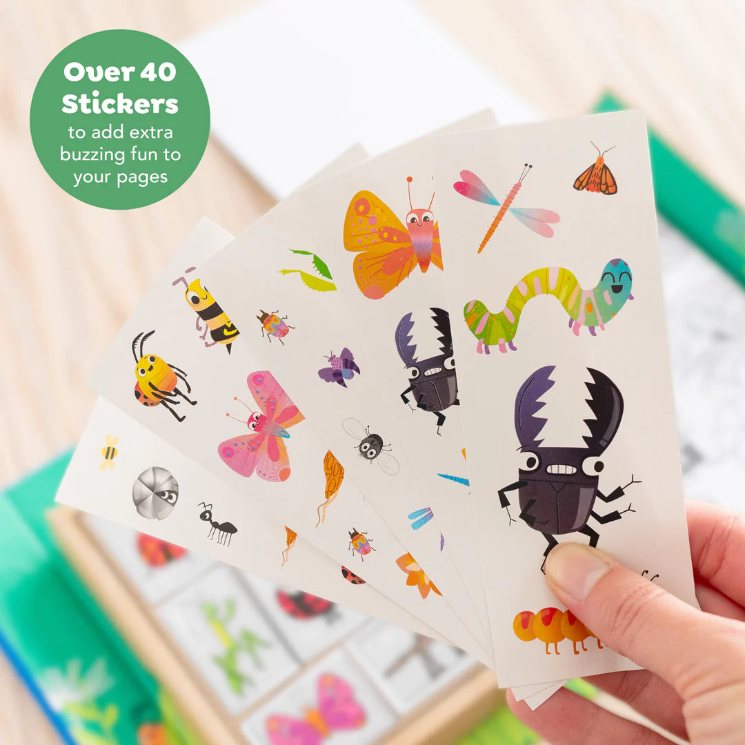 Tiger Tribe Colouring Set - Backyard Bugs