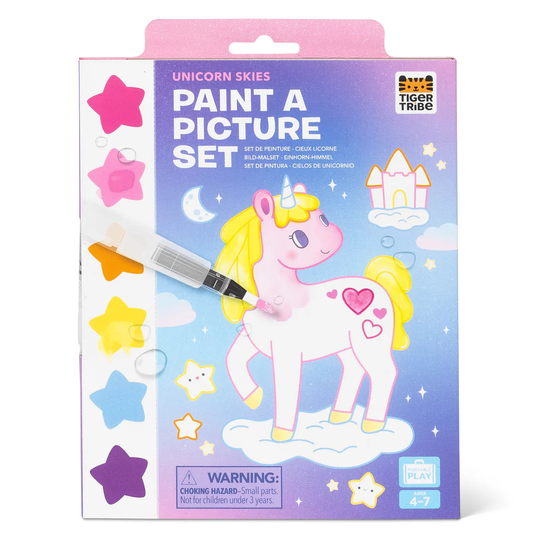 Tiger Tribe Paint a Picture Set - Unicorn Skies