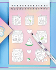 Tiger Tribe Scented Stacks Of Stickers - Dreamy Desserts