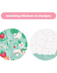 Tiger Tribe Sticker by Numbers - Magical Garden