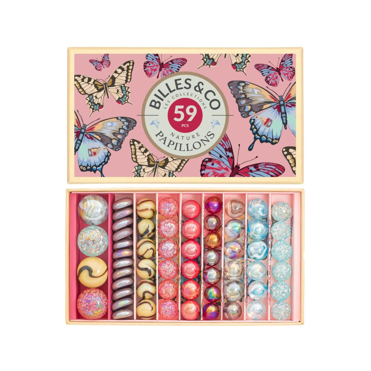 Billes & Co Marble Treasure Box - Anamorphic Butterfly