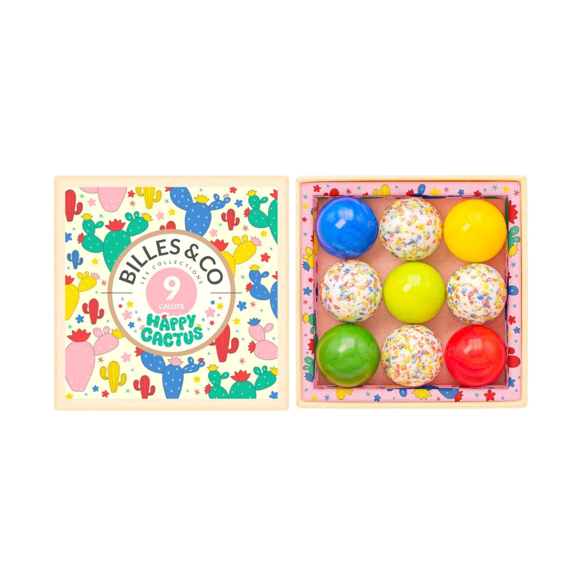 Billes & Co Marble Treasure Giant Box - Happy Cactus