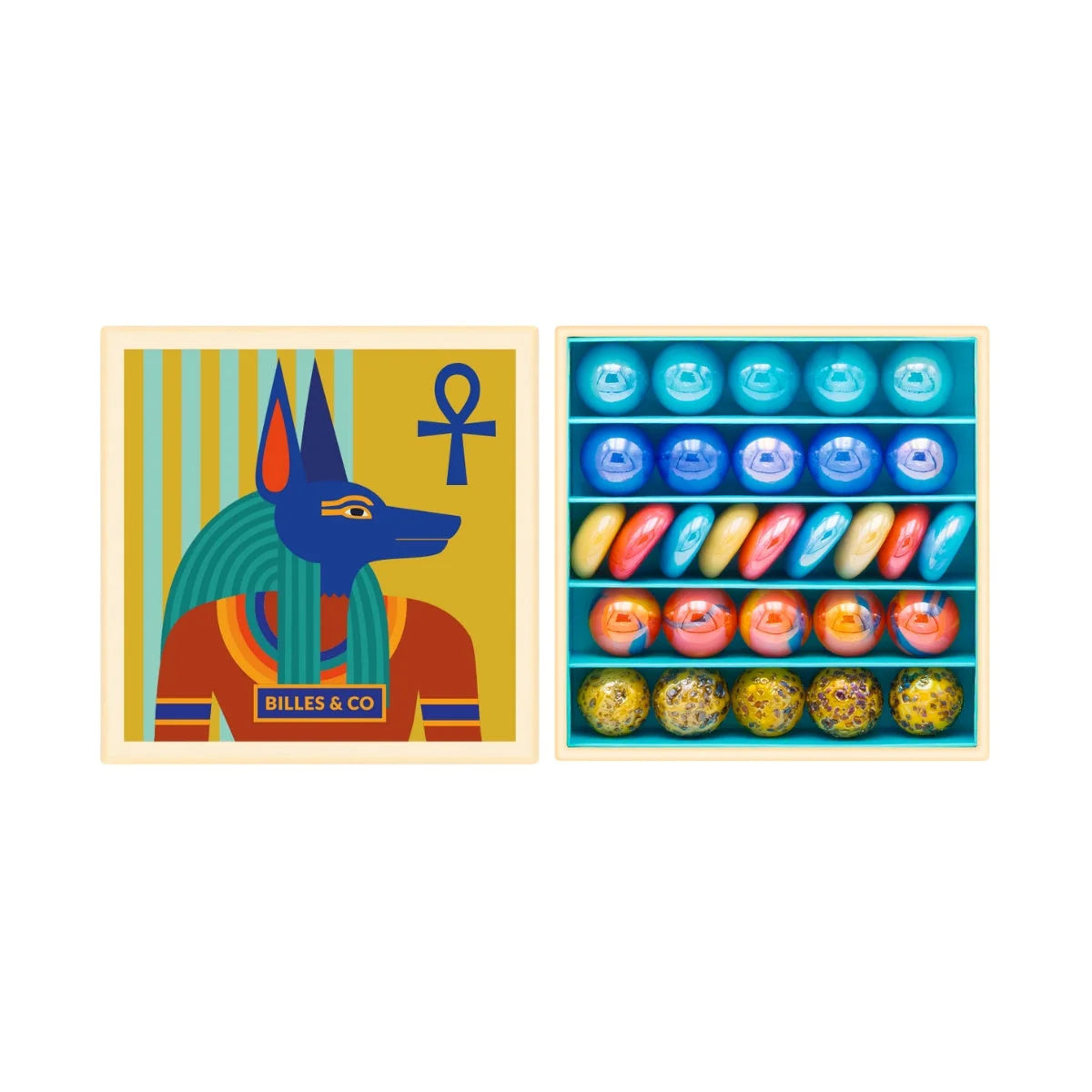 Billes & Co Marble Treasure Mini Box - Anubis Small