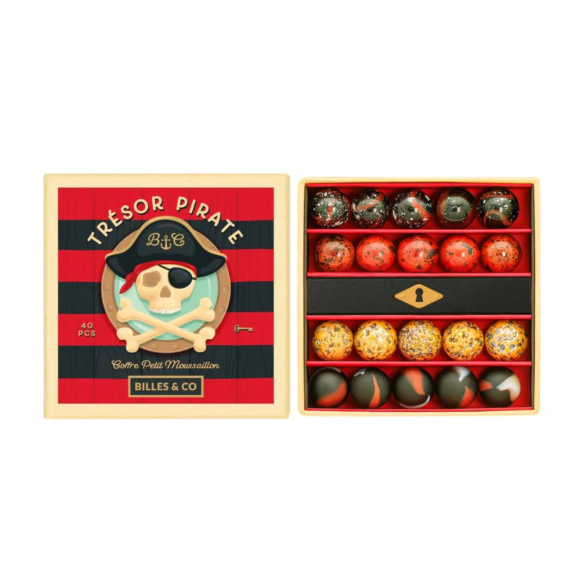 Billes & Co Marble Treasure Mini Box - Pirate Treasure Small