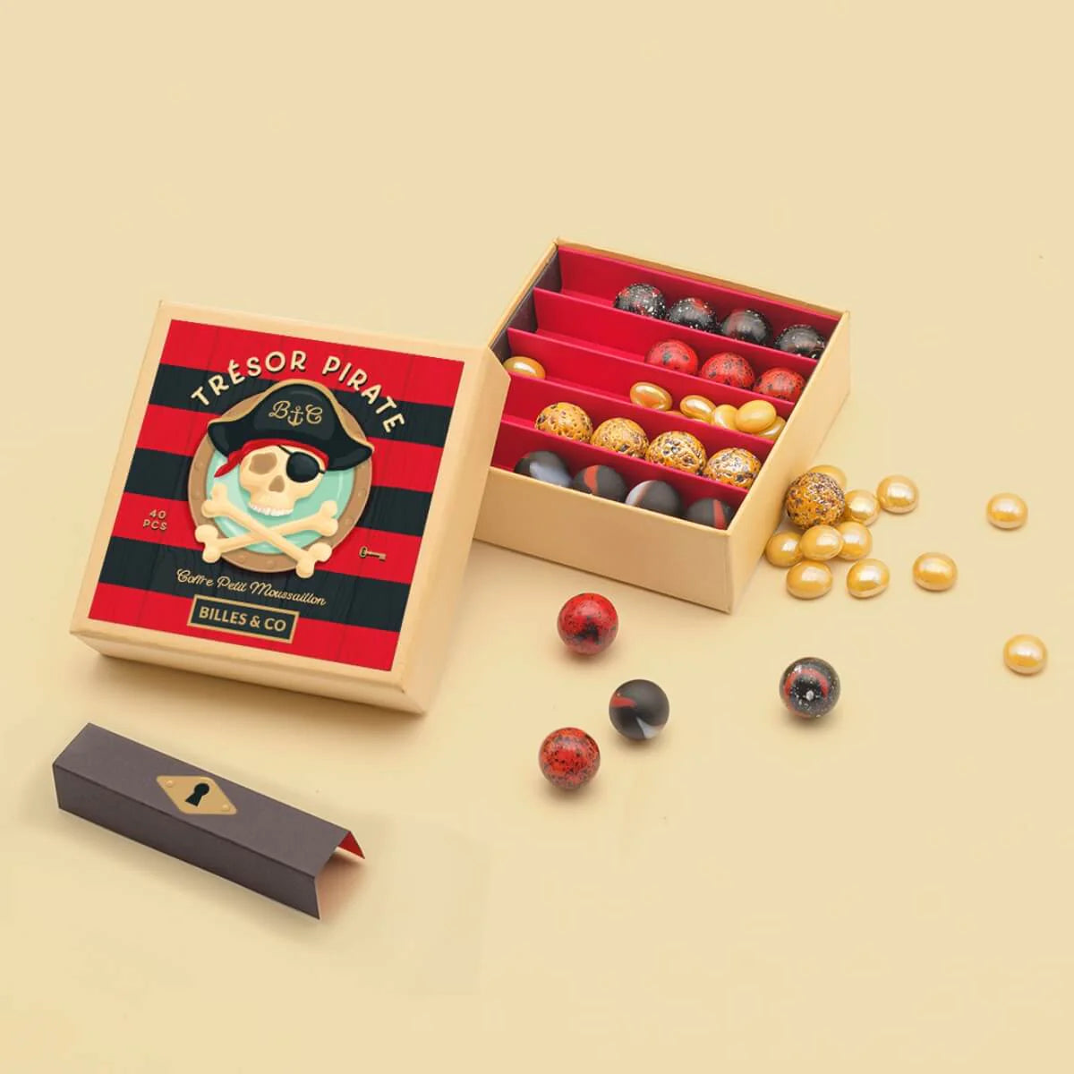 Billes & Co Marble Treasure Mini Box - Pirate Treasure Small