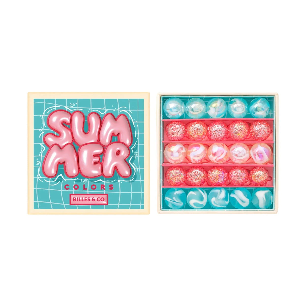 Billes & Co Marble Treasure Mini Box - Summer Floatie Small