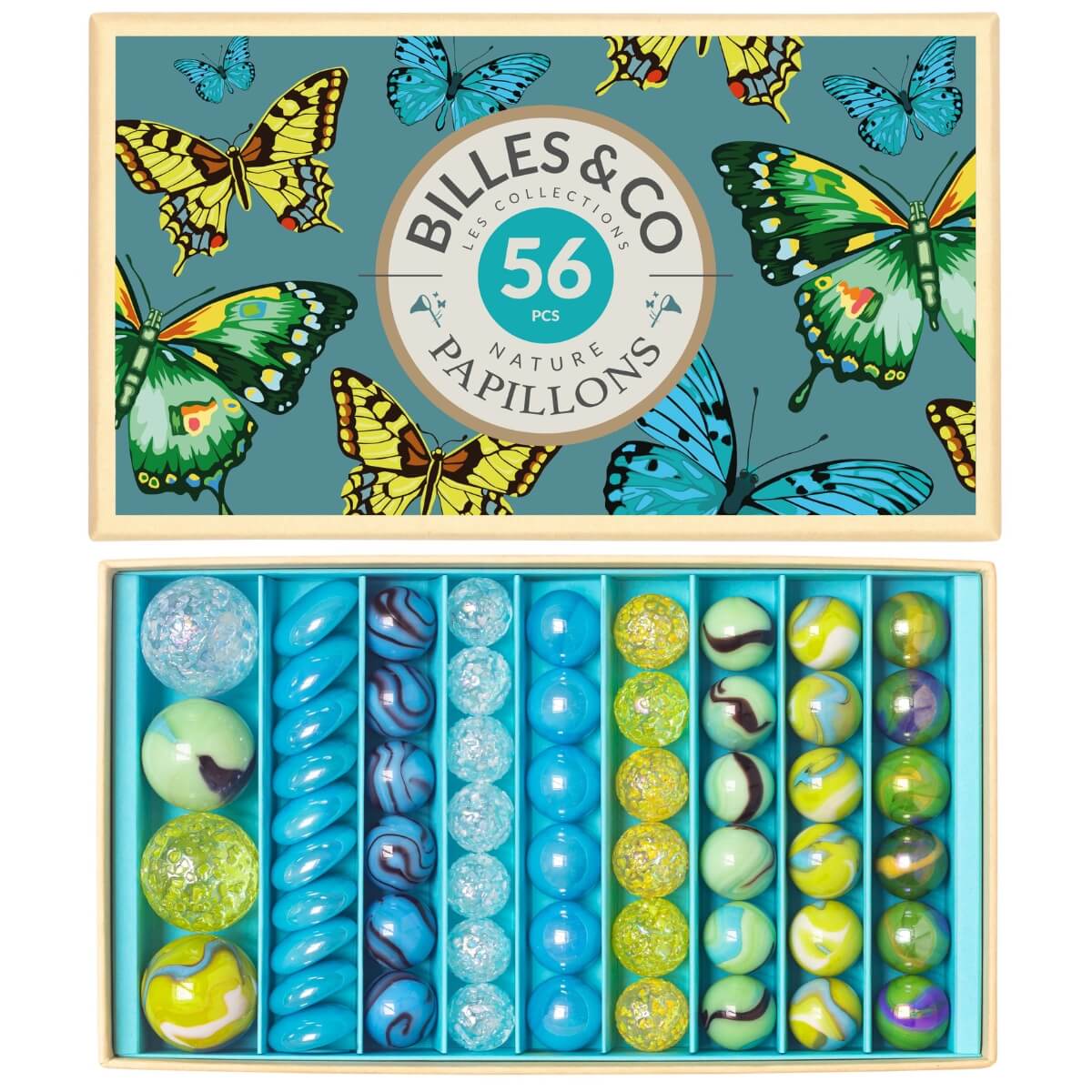 Billes & Co Marble Treasure Box - Butterflies