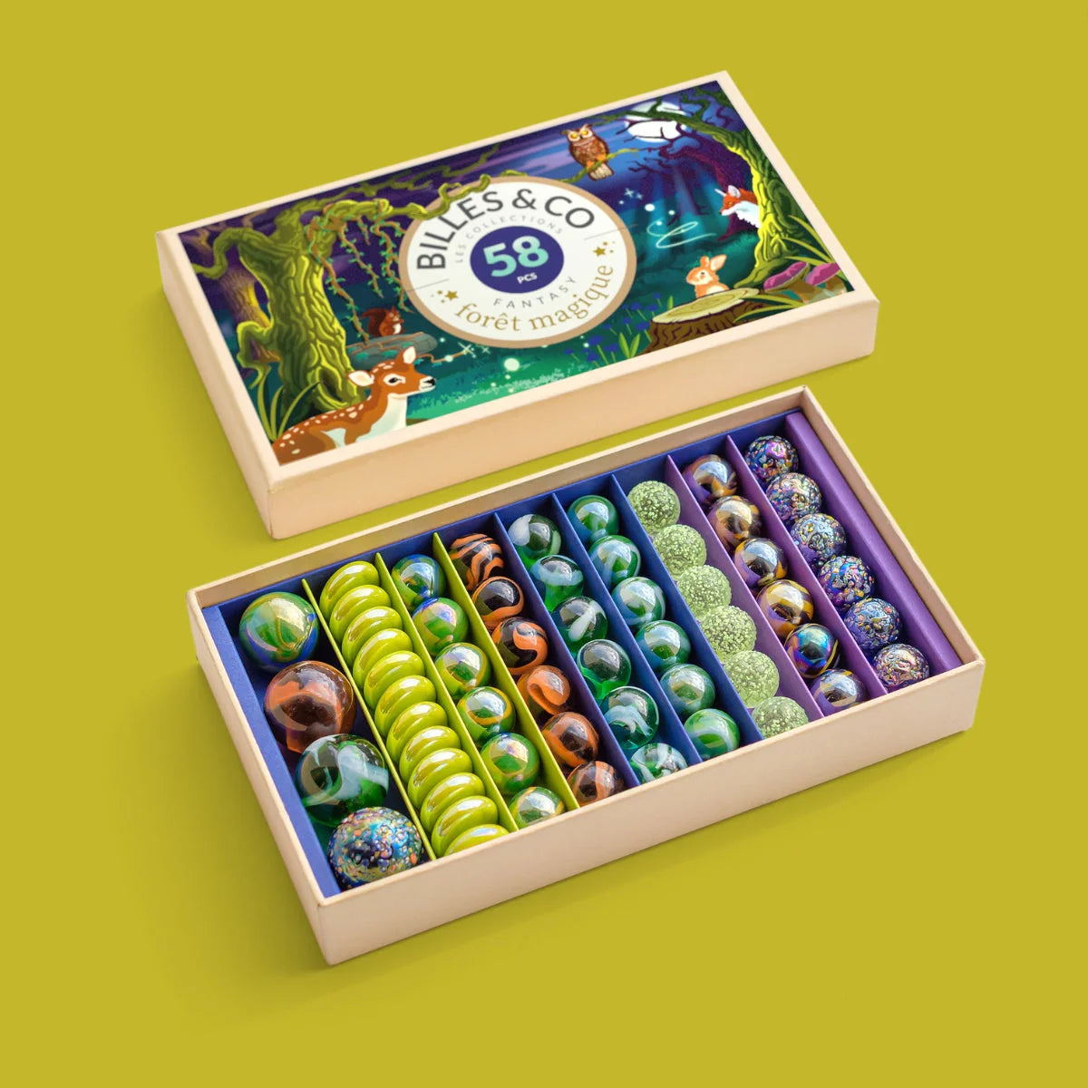 Billes & Co Marble Treasure Box - Magic Forest