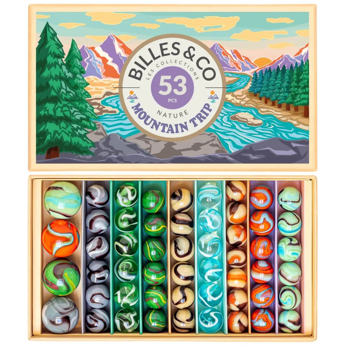 Billes & Co Marble Treasure Box - Mountain Trip