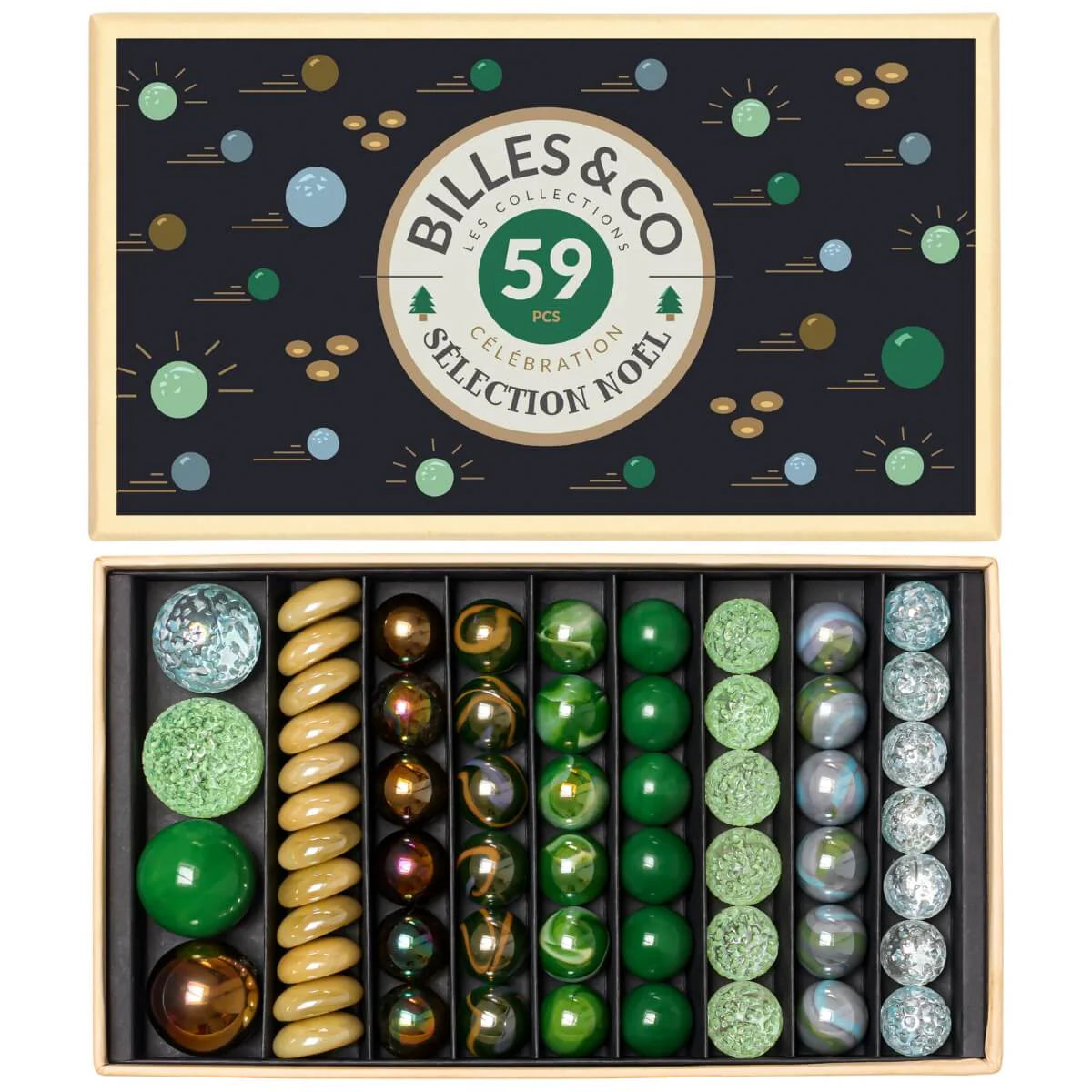 Billes & Co Marble Treasure Box - Noel
